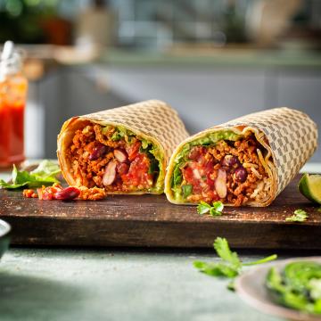 Vegan Friday Fakeaway Burrito with Sensational Mince