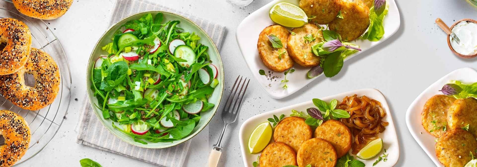 מתכון לביבות כרובית ומג'דרה עם בצל מקורמל