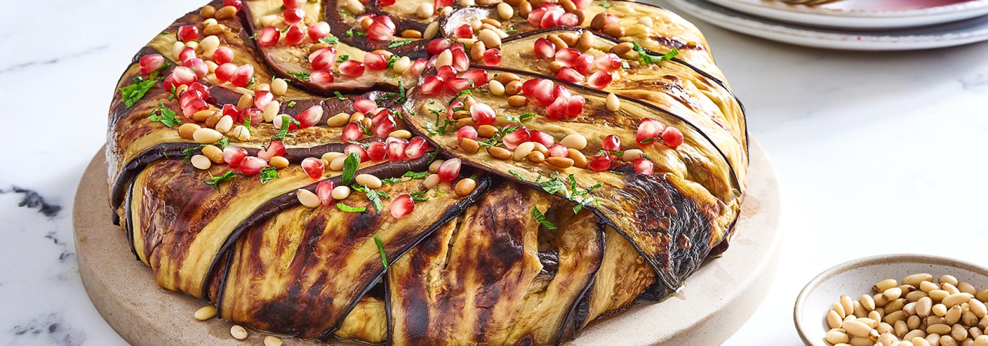 עוגת חצילים עם טחון צמחוני | בישולים