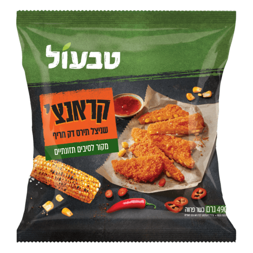 קראנצ' שניצל תירס דק חריף