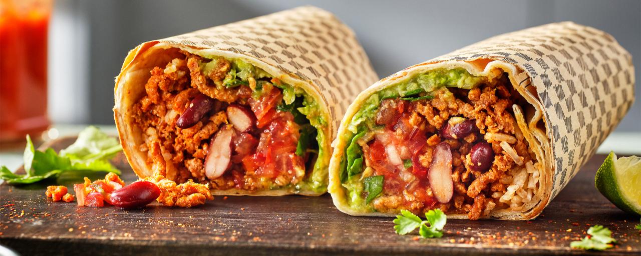 Vegan Friday Fakeaway Burrito with Sensational Mince