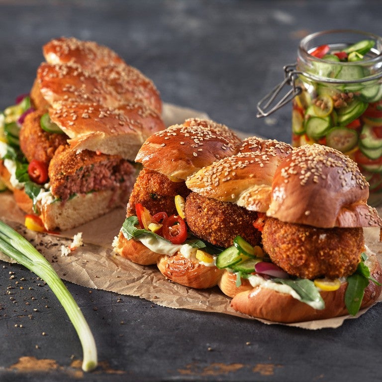 קציצות מטוגנות ועסיסיות עם SENSATIONAL MINCE טחון צמחוני