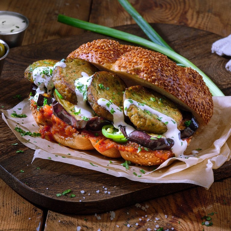 כריך ביתי ומשודרג עם קציצות כרישה ומלא דברים טובים